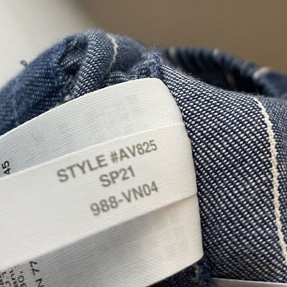 J.CREW Seaside Shorts Women XXS Indigo Stripe Pull-On Cotton Blend AV825 - Picture 16 of 16